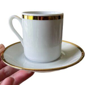Germer gilded age expresso cup and Saucer